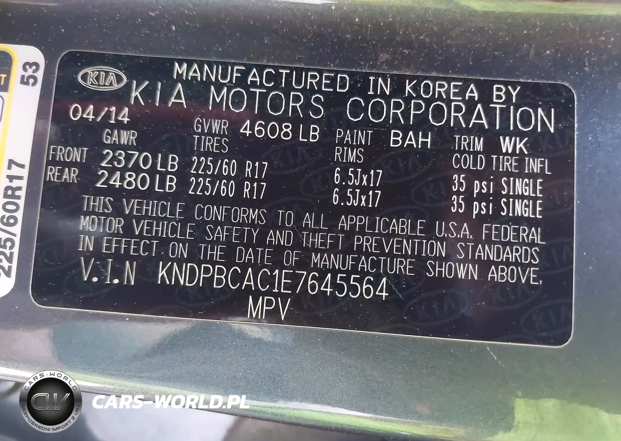 2014 Kia Sportage Lx VIN:KNDPBCAC1E7645564 - 9