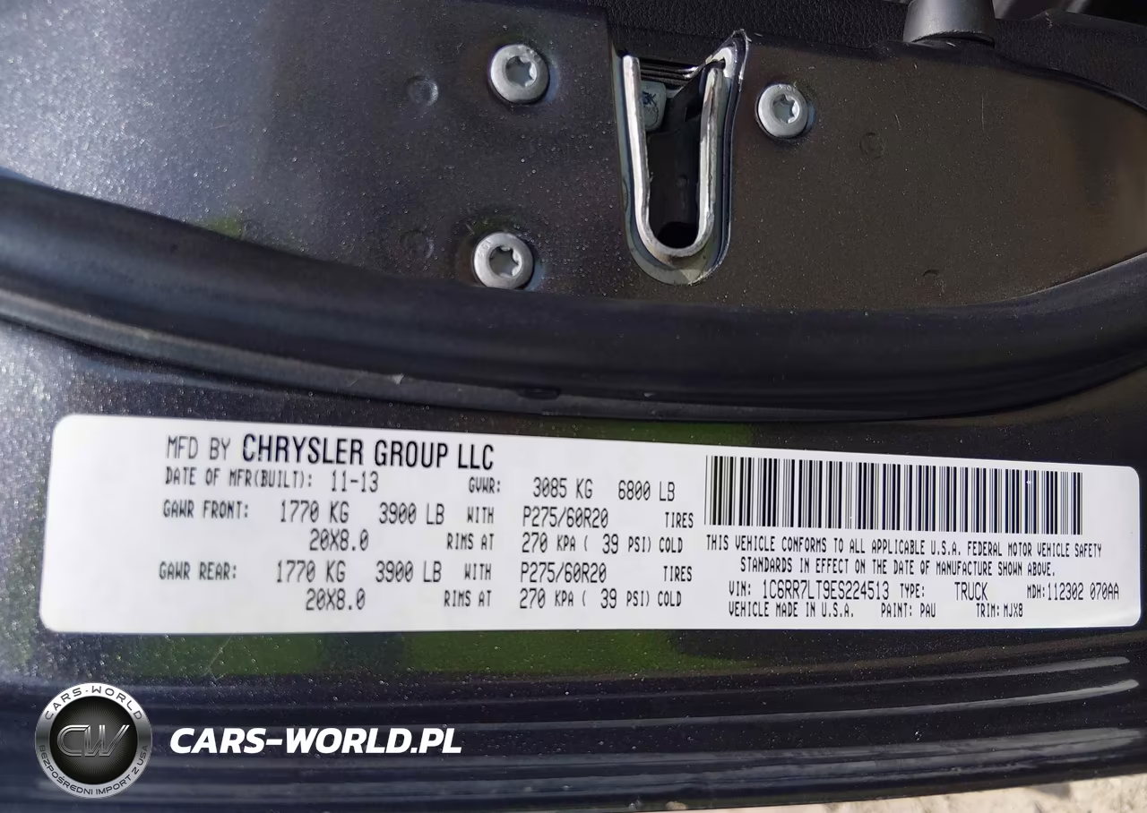 2014 Ram 1500 Big Horn VIN:1C6RR7LT9ES224513 - 9