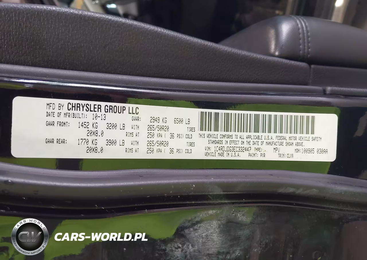 2014 Dodge Durango Limited VIN:1C4RDJDG3EC332447 - 9