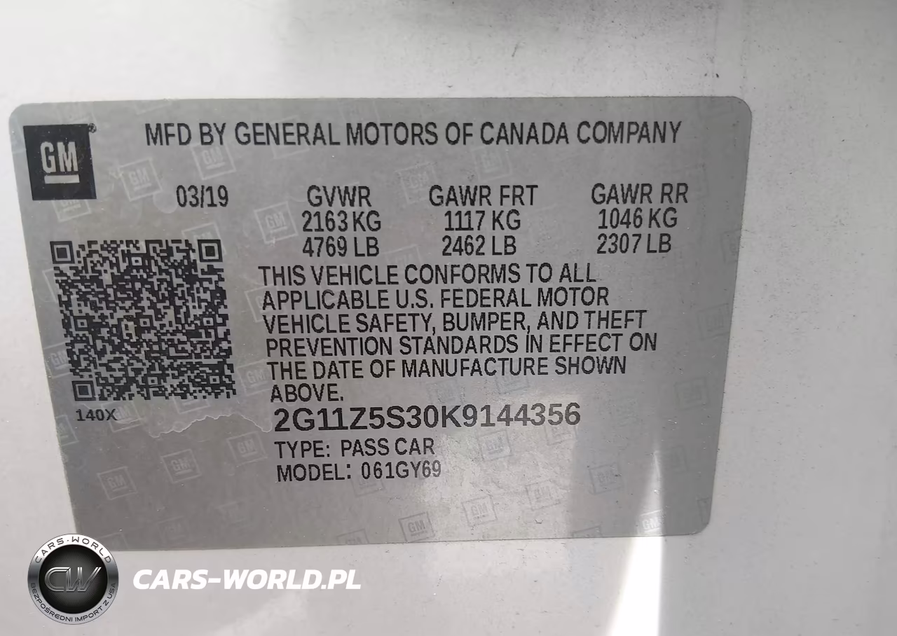 2019 Chevrolet Impala Lt VIN:2G11Z5S30K9144356 - 9