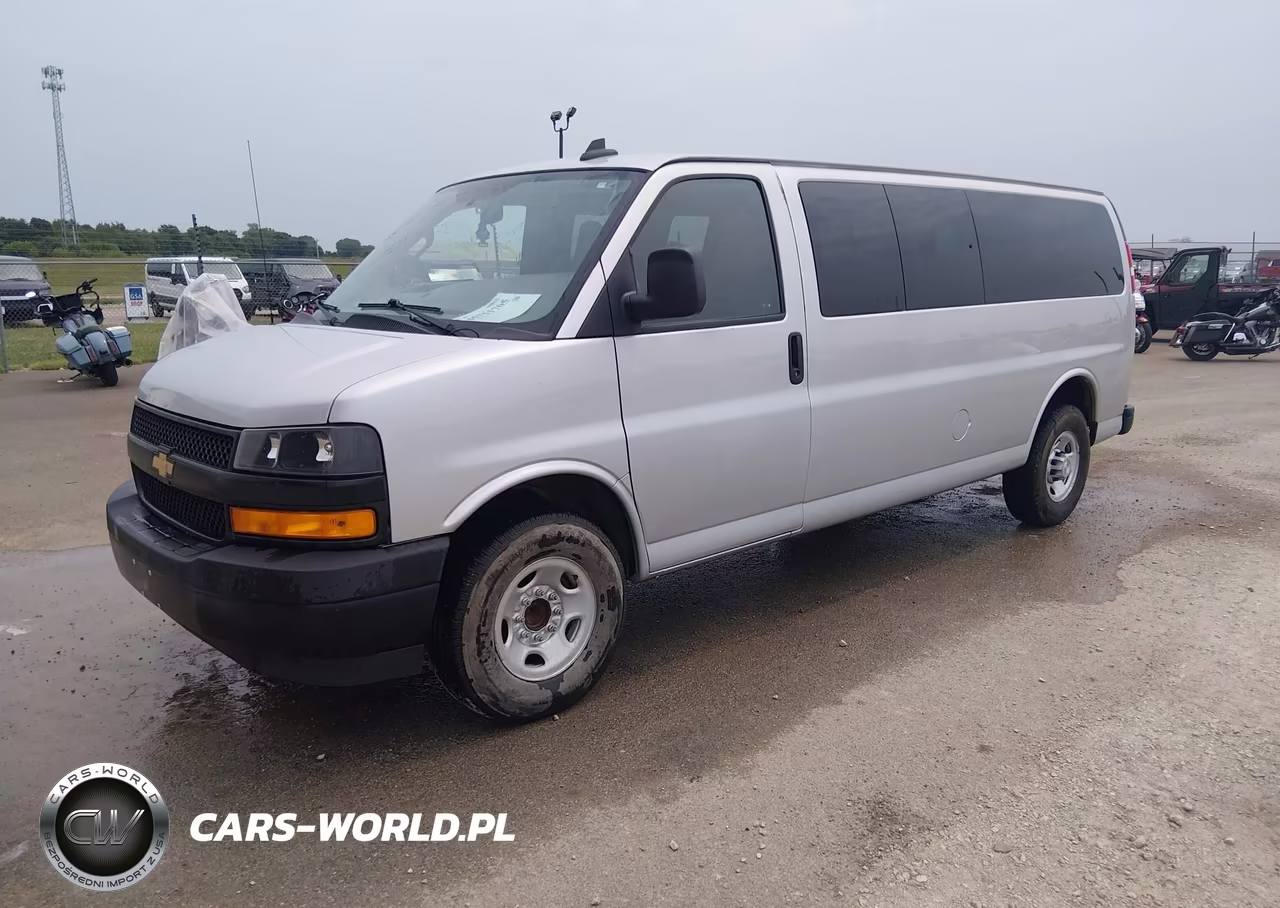 2021 Chevrolet Express Passenger Rwd 3500 Extended Wheelbase Ls VIN:1GAZGNFP8M1154405 - 2