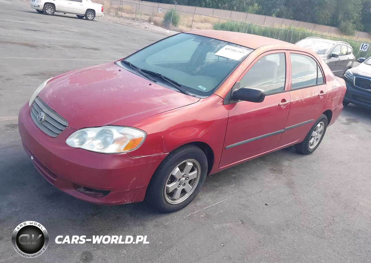 2003 Toyota Corolla Ce VIN:JTDBR32E230031960 - 2