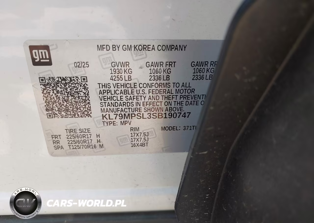 2025 Chevrolet Trailblazer Fwd Lt VIN:KL79MPSL3SB190747 - 9