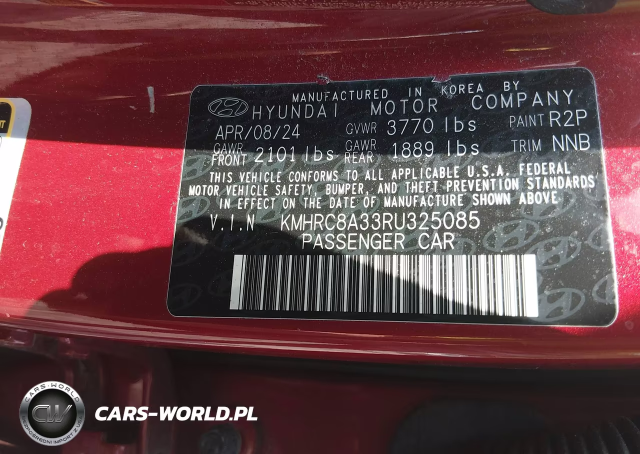 2024 Hyundai Venue Limited VIN:KMHRC8A33RU325085 - 9
