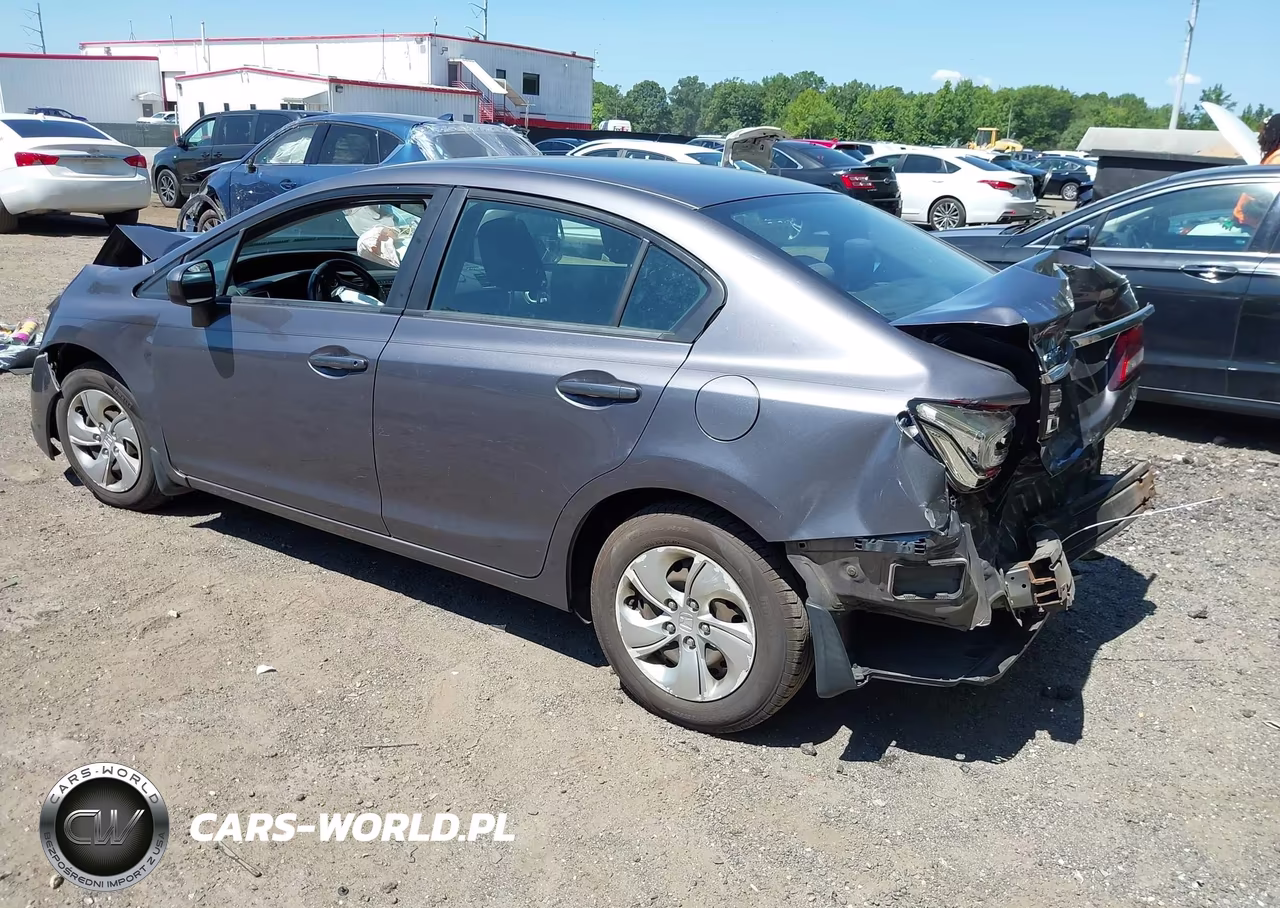 2014 Honda Civic Lx VIN:19XFB2F52EE258375 - 3