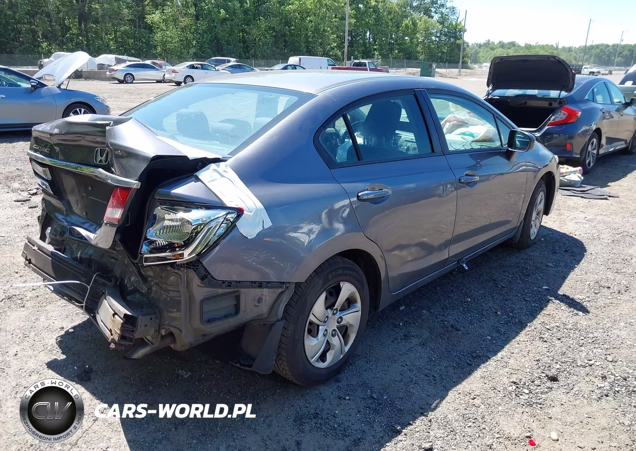 2014 Honda Civic Lx VIN:19XFB2F52EE258375 - 4