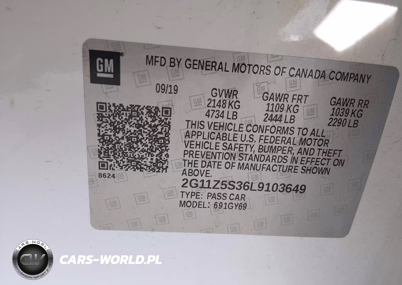 2020 Chevrolet Impala Fwd Lt VIN:2G11Z5S36L9103649 - 9