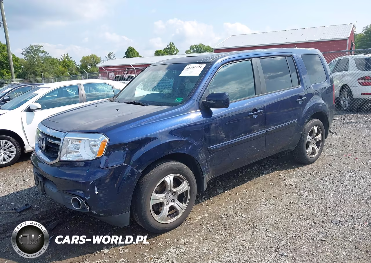 2013 Honda Pilot Ex-L VIN:5FNYF4H50DB080836 - 2