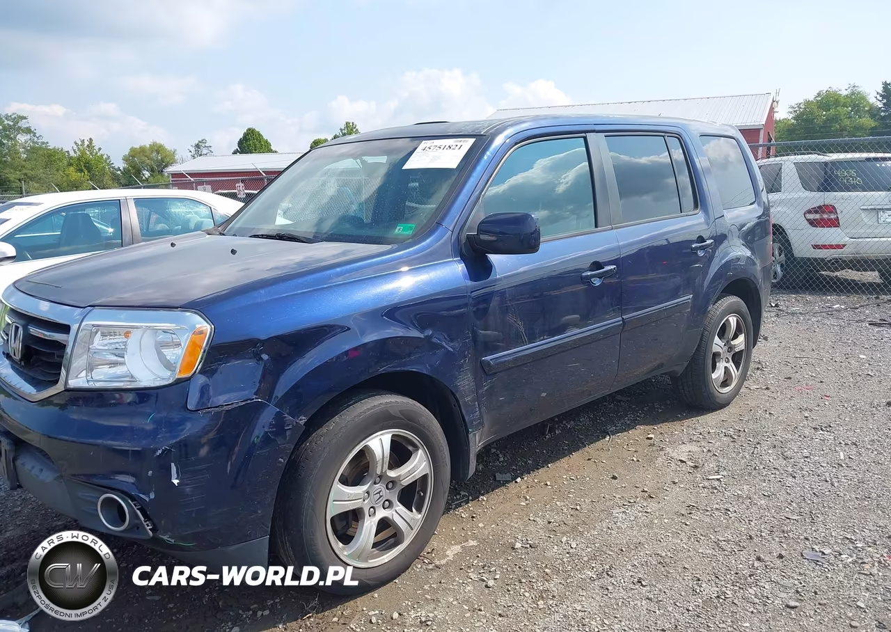 2013 Honda Pilot Ex-L VIN:5FNYF4H50DB080836 - 6