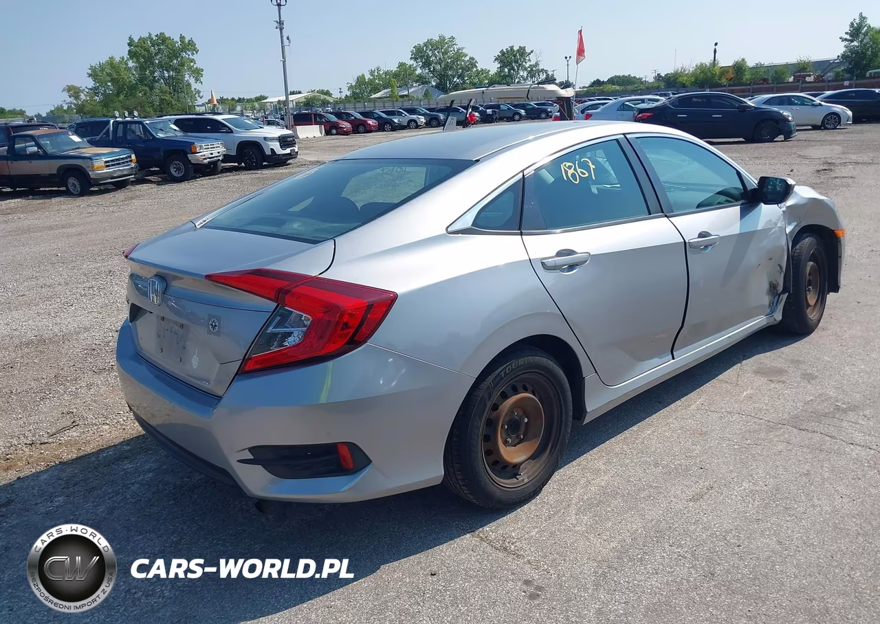 2016 Honda Civic Lx VIN:19XFC2F50GE010142 - 4