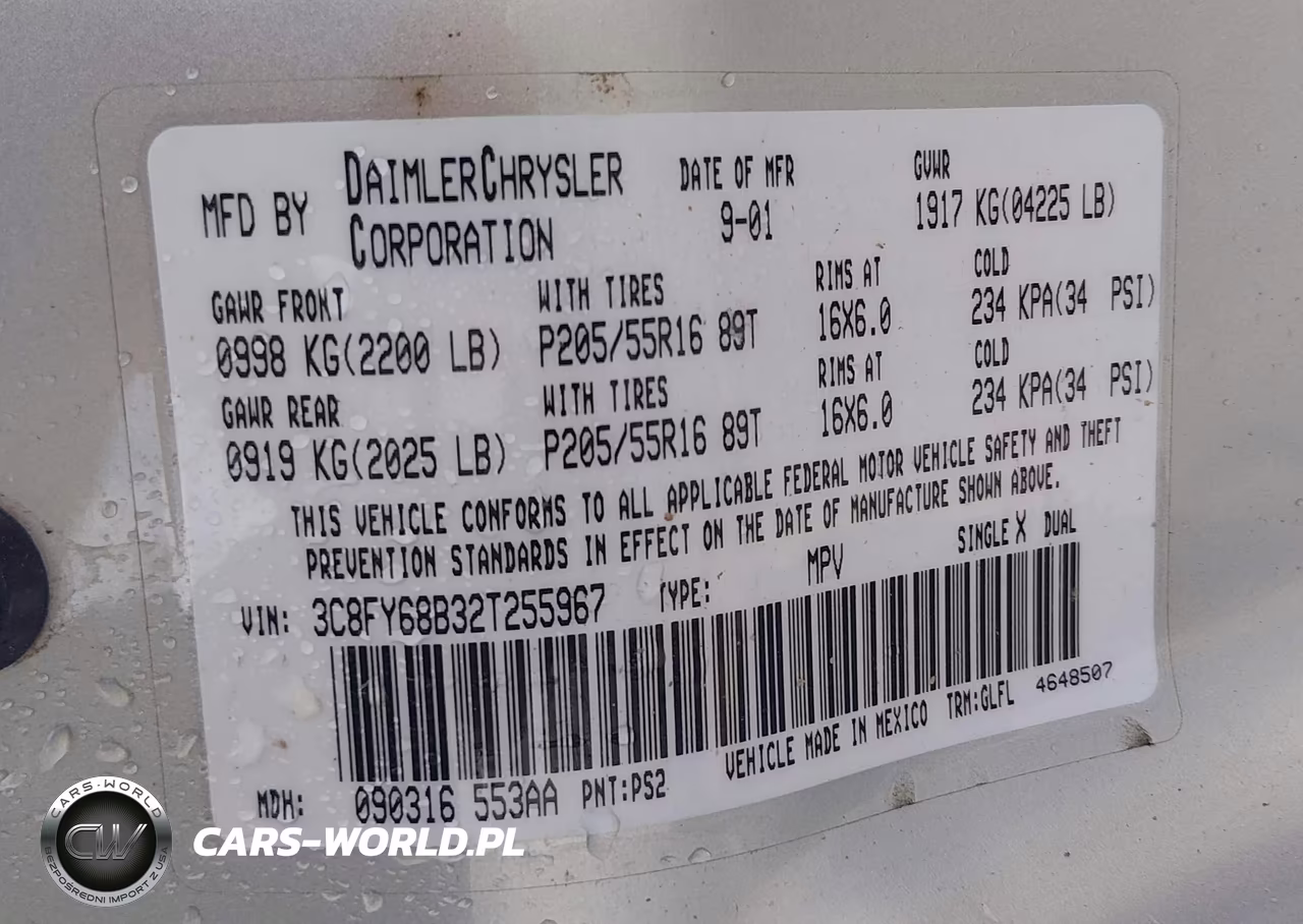 2002 Chrysler Pt Cruiser Limited VIN:3C8FY68B32T255967 - 9