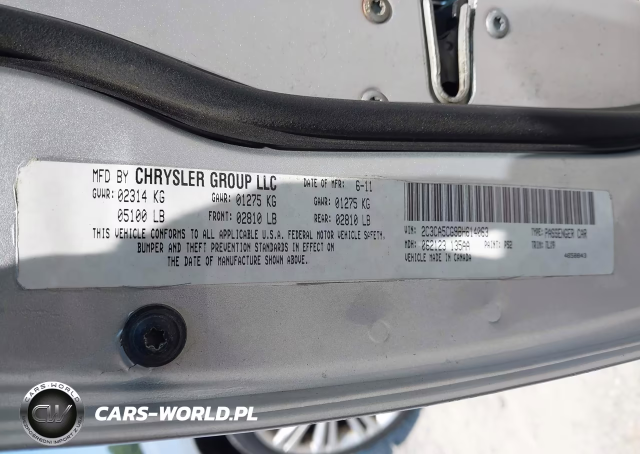 2011 Chrysler 300 Limited VIN:2C3CA5CG9BH614063 - 9