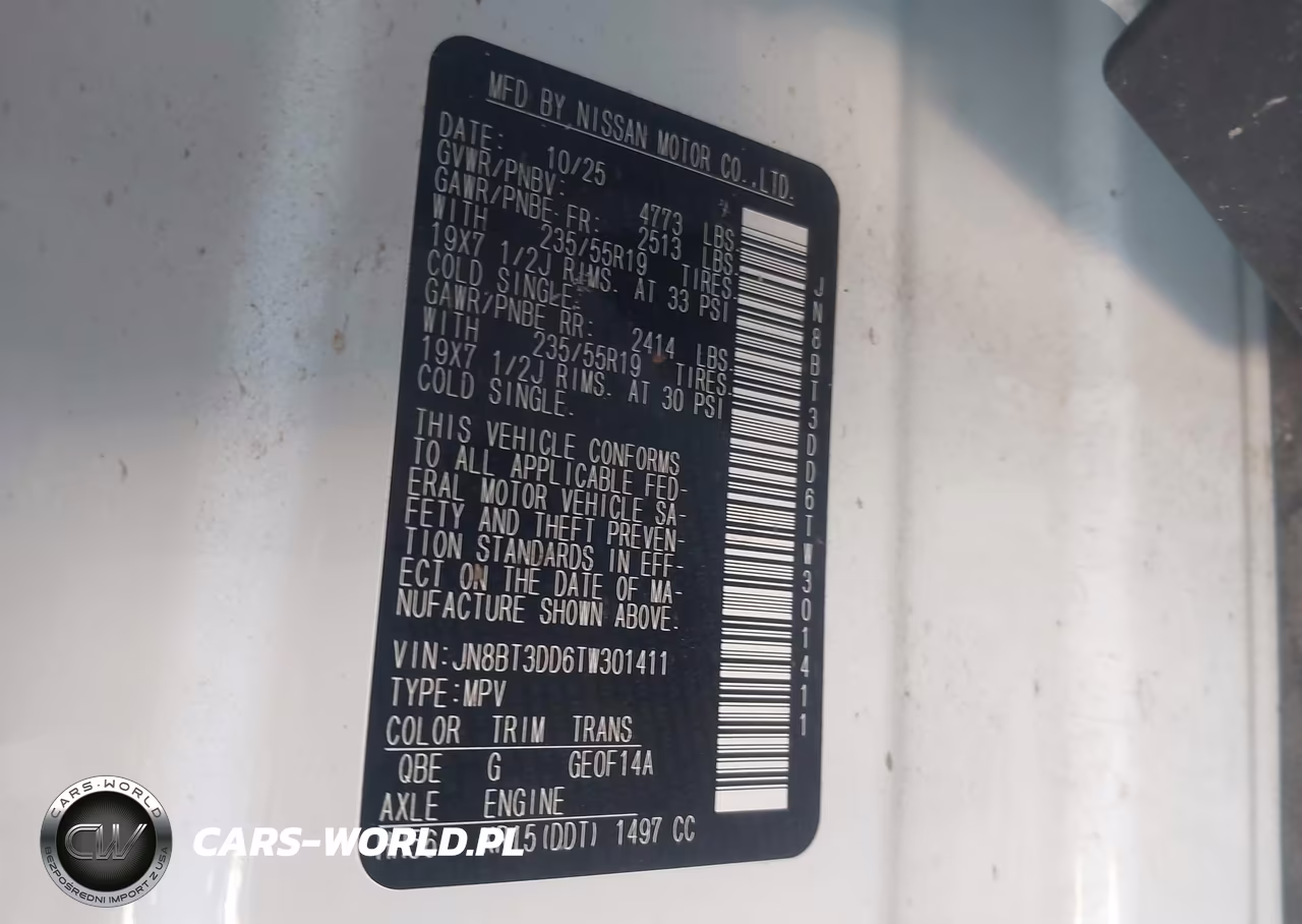 2026 Nissan Rogue Platinum VIN:JN8BT3DD6TW301411 - 9