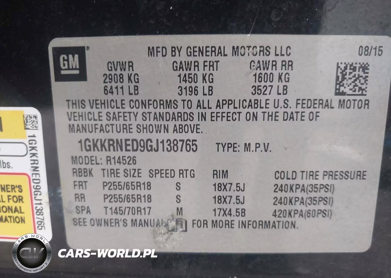 2016 GMC Acadia Sle-1 VIN:1GKKRNED9GJ138765 - 9