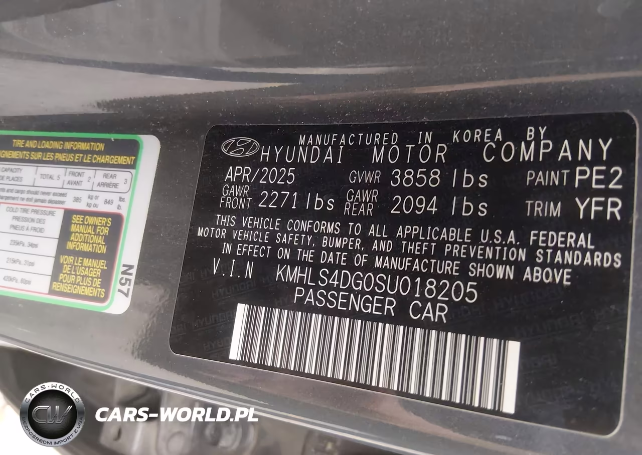 2025 Hyundai Elantra Sel Convenience VIN:KMHLS4DG0SU018205 - 9