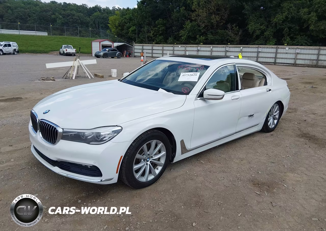 2017 BMW 740I VIN:WBA7E2C50HG740411 - 2