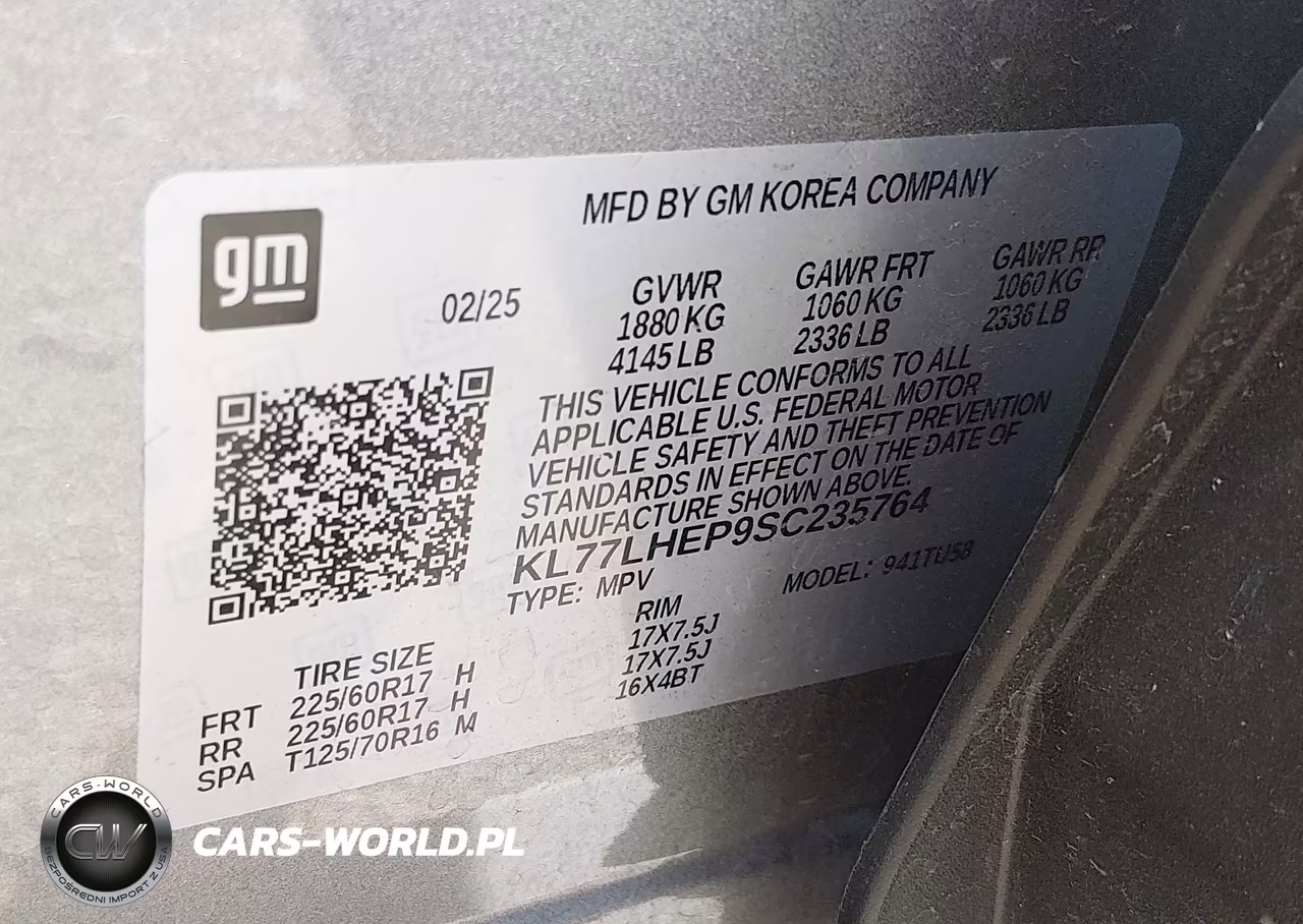 2025 Chevrolet Trax Fwd Lt VIN:KL77LHEP9SC235764 - 9
