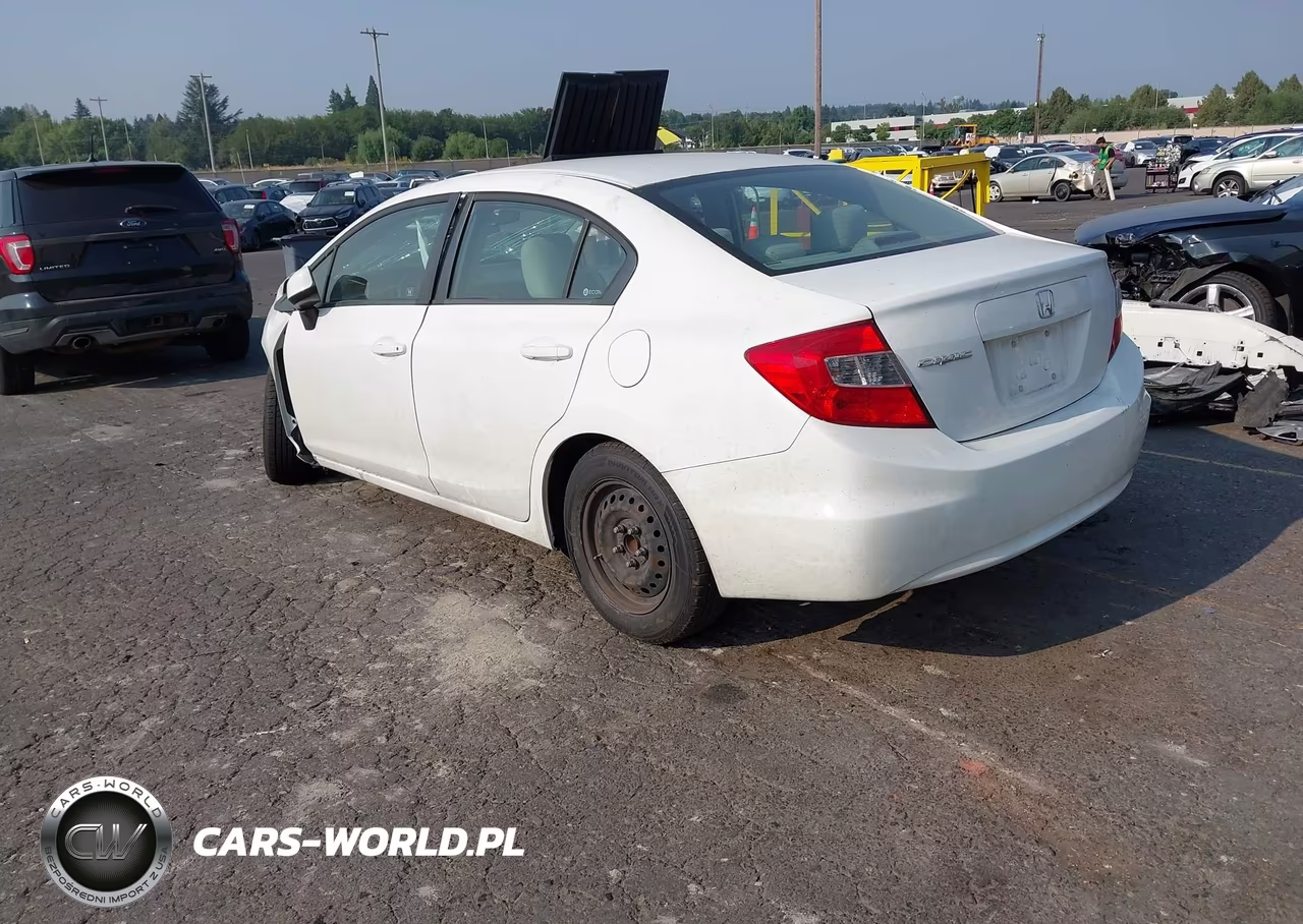 2012 Honda Civic Lx VIN:19XFB2F53CE357803 - 3