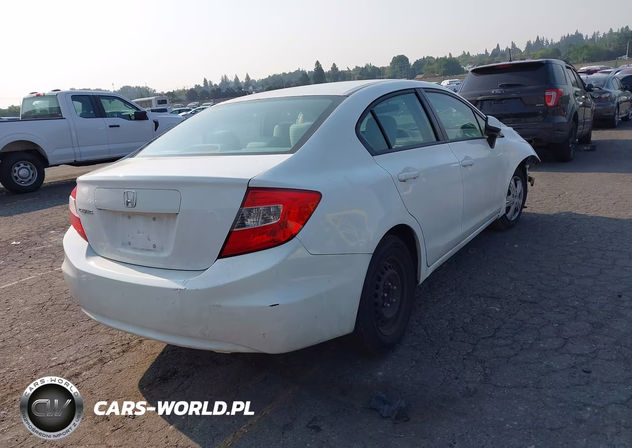 2012 Honda Civic Lx VIN:19XFB2F53CE357803 - 4