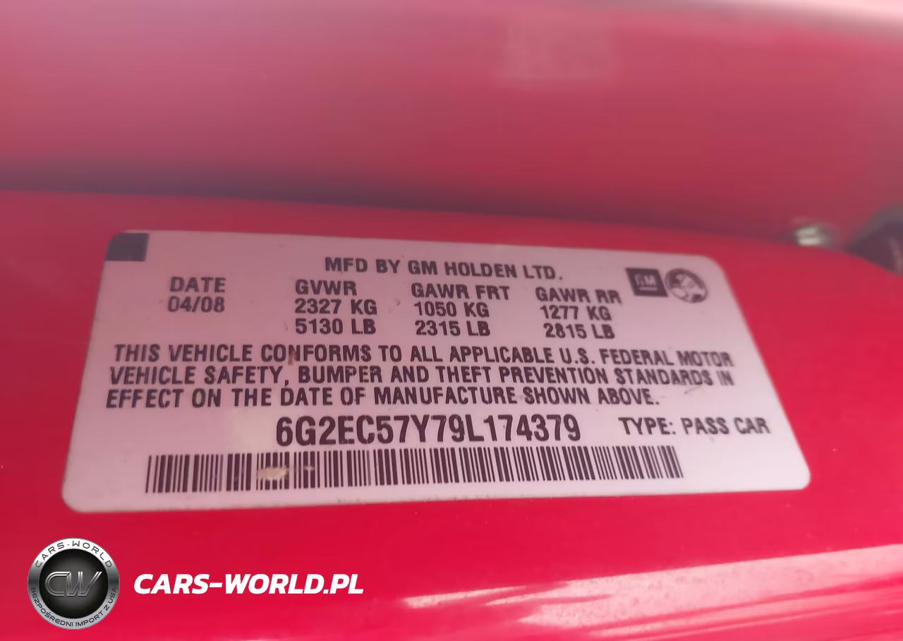 2009 Pontiac G8 Gt VIN:6G2EC57Y79L174379 - 9