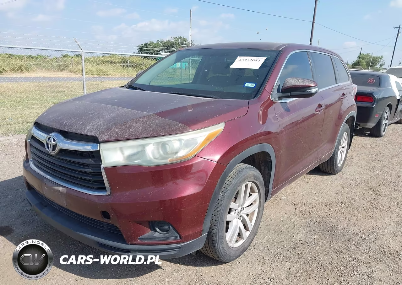 2015 Toyota Highlander Le VIN:5TDZARFH0FS015478 - 2