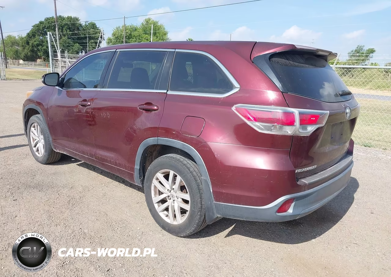2015 Toyota Highlander Le VIN:5TDZARFH0FS015478 - 3