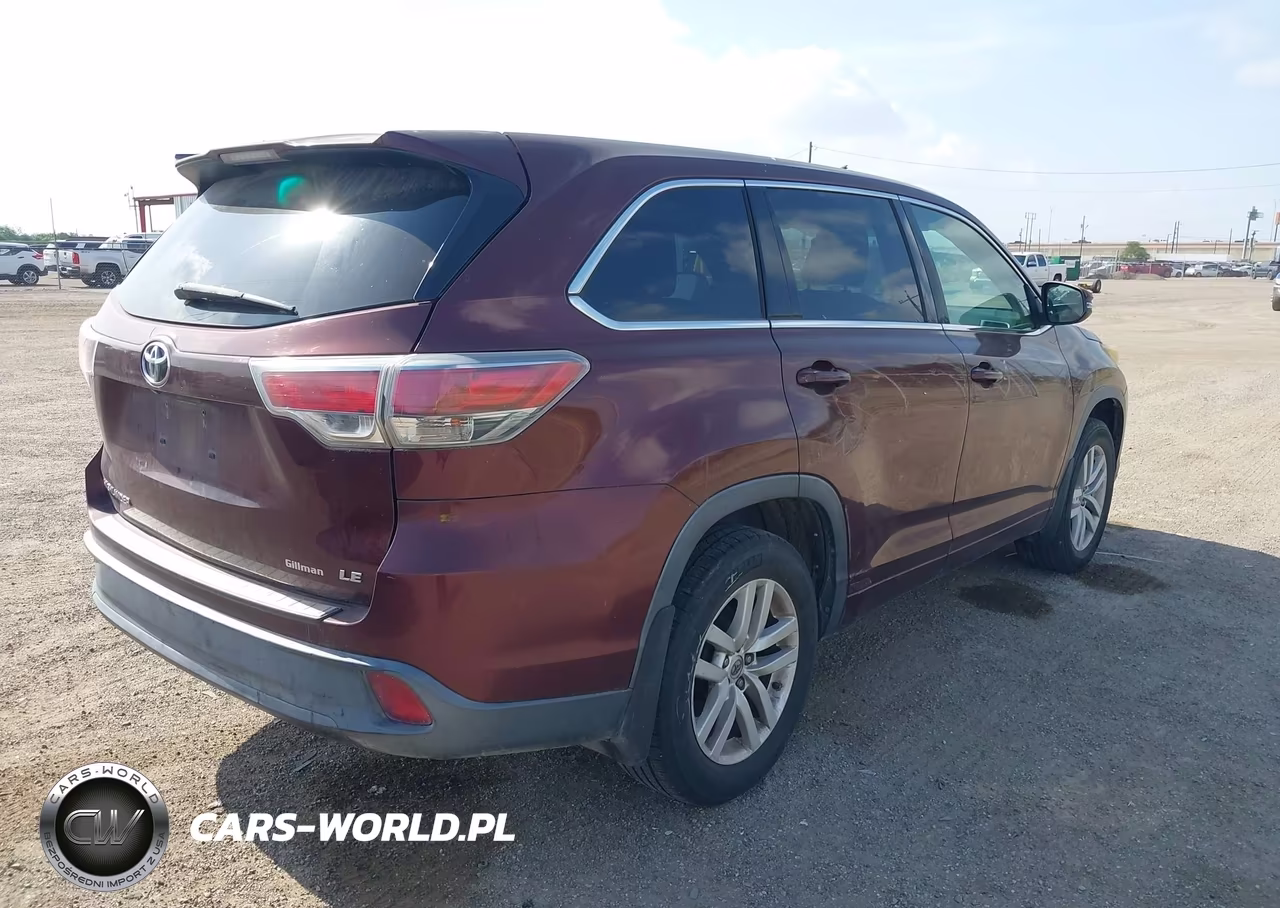 2015 Toyota Highlander Le VIN:5TDZARFH0FS015478 - 4