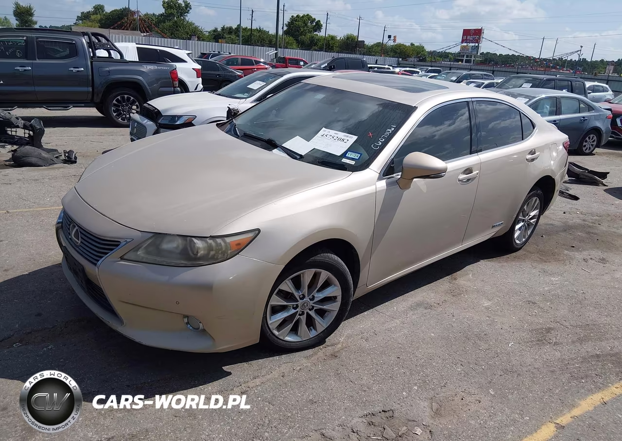 2013 Lexus Es 300H VIN:JTHBW1GGXD2013122 - 2