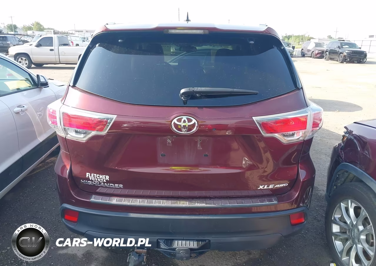 2016 Toyota Highlander Xle V6 VIN:5TDJKRFH1GS260916 - 16