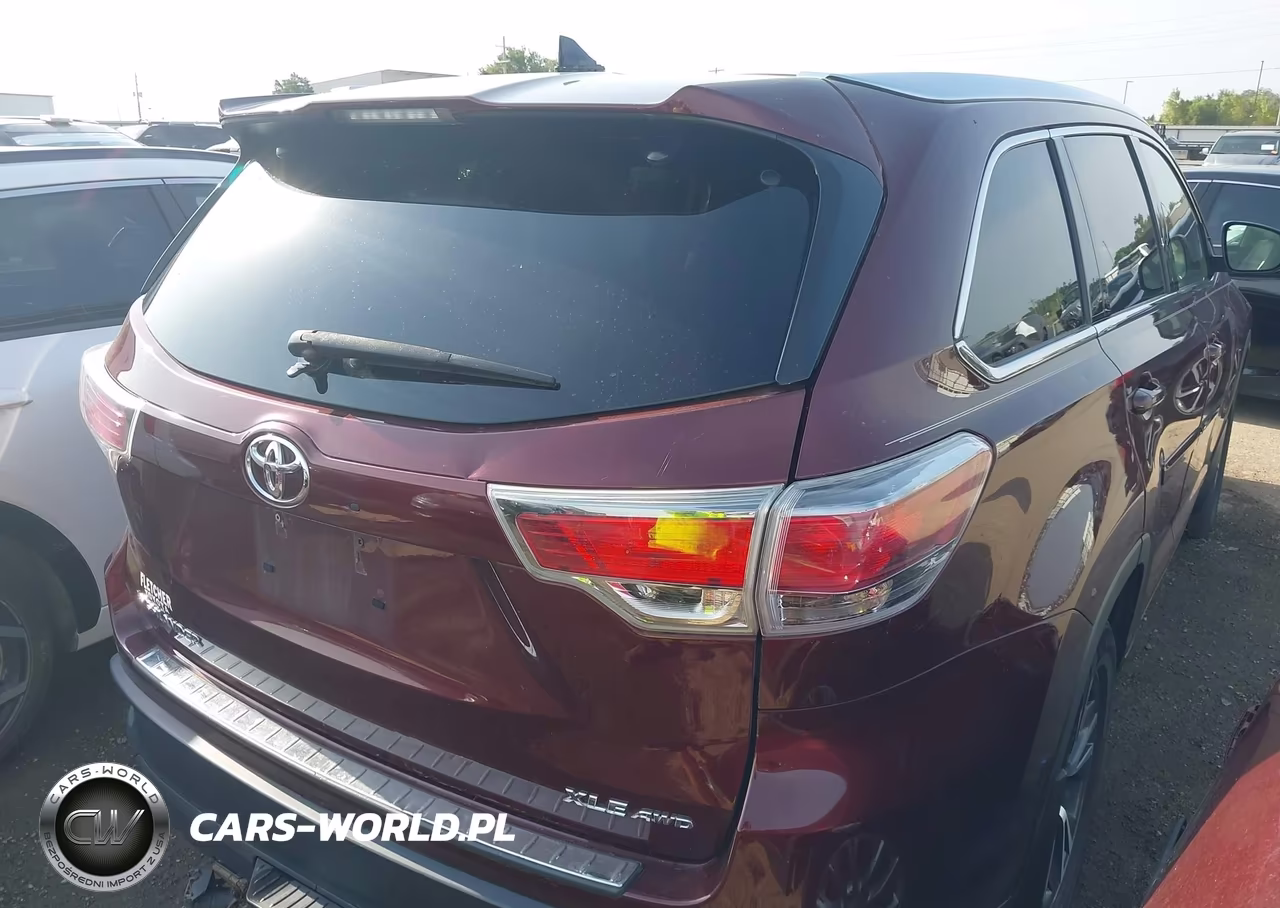 2016 Toyota Highlander Xle V6 VIN:5TDJKRFH1GS260916 - 4