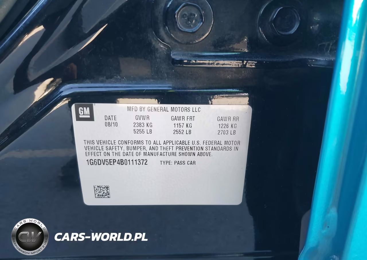 2011 Cadillac Cts-V VIN:1G6DV5EP4B0111372 - 9