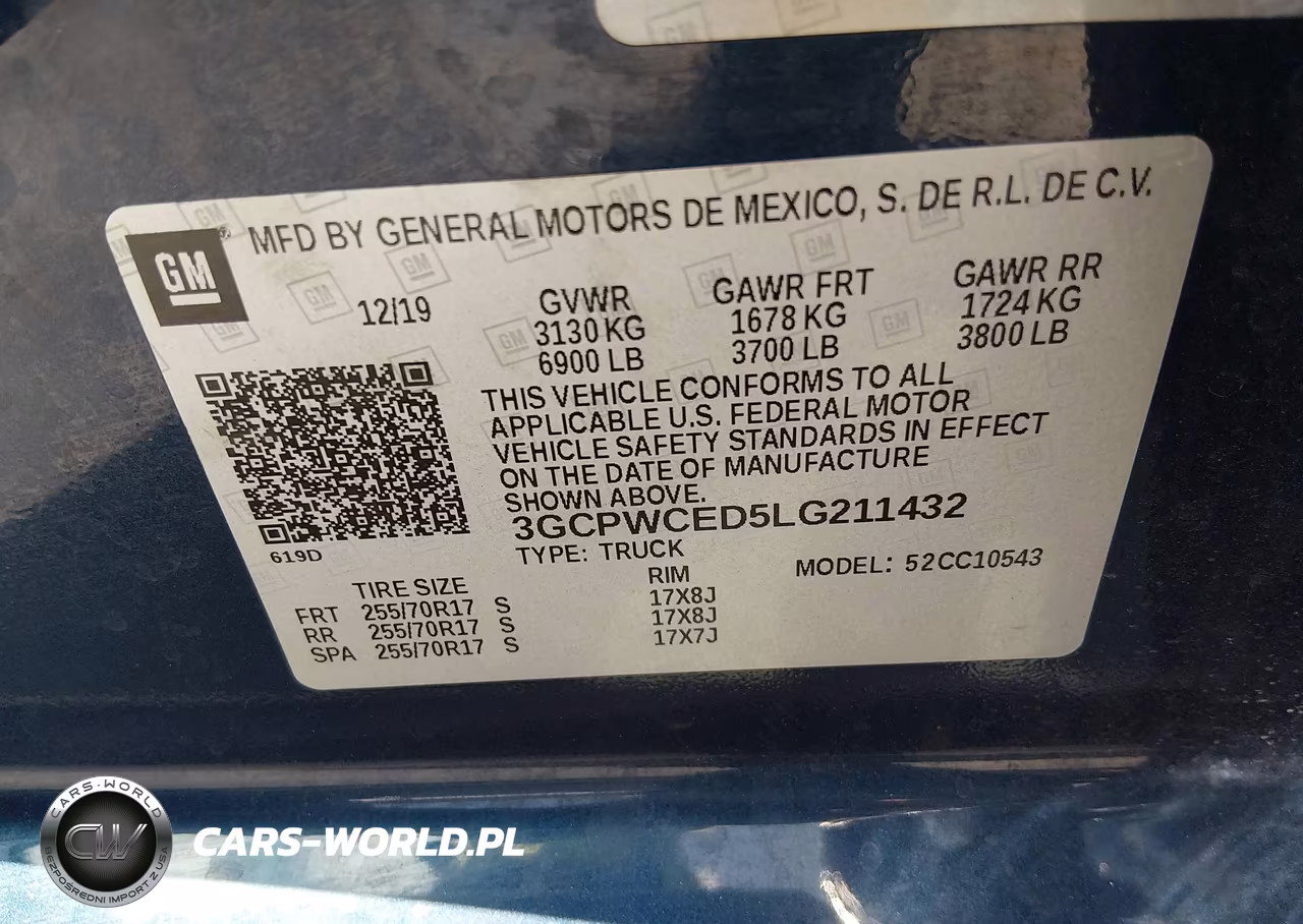 2020 Chevrolet Silverado 1500 2Wd Short Bed Lt VIN:3GCPWCED5LG211432 - 9