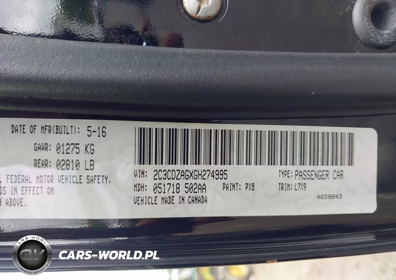 2016 Dodge Challenger Sxt VIN:2C3CDZAGXGH274995 - 9