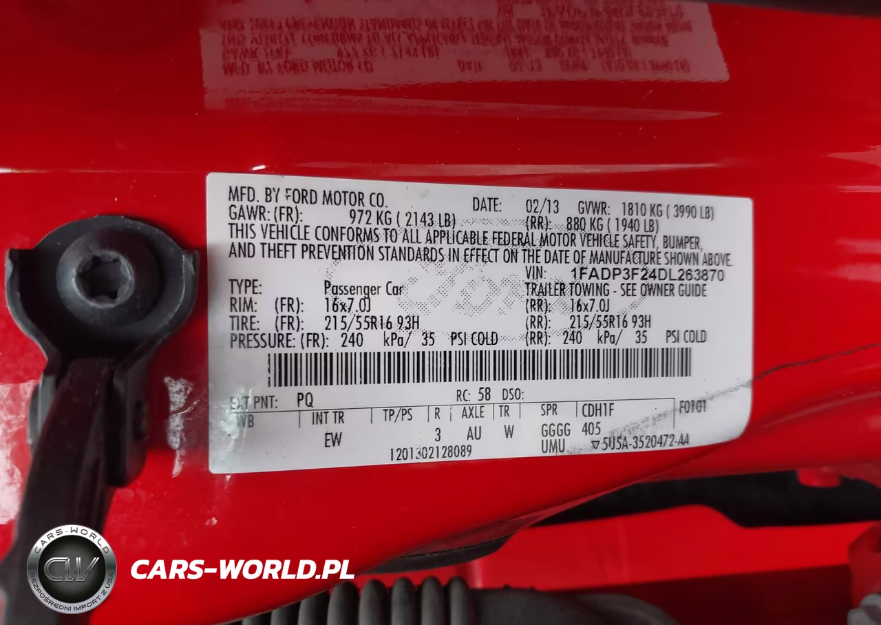 2013 Ford Focus Se VIN:1FADP3F24DL263870 - 9