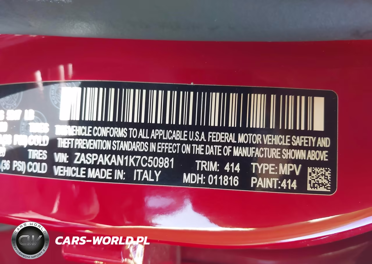 2019 Alfa Romeo Stelvio Awd VIN:ZASPAKAN1K7C50981 - 9