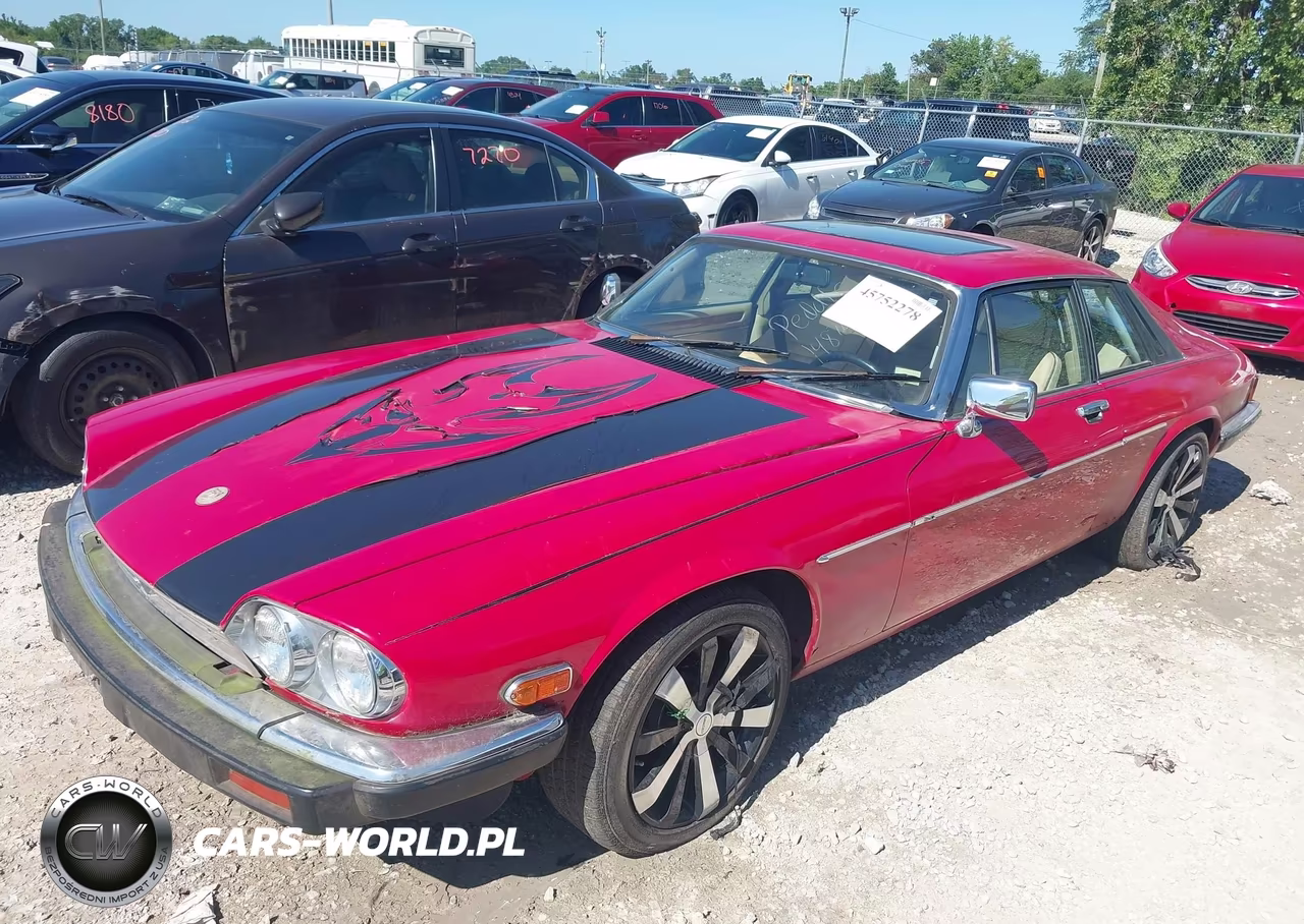 1989 Jaguar Xjs Collection Rouge VIN:SAJTY5840KC163356 - 2