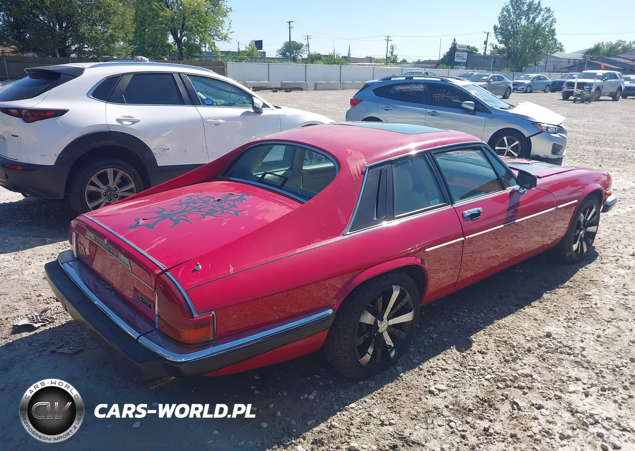 1989 Jaguar Xjs Collection Rouge VIN:SAJTY5840KC163356 - 4
