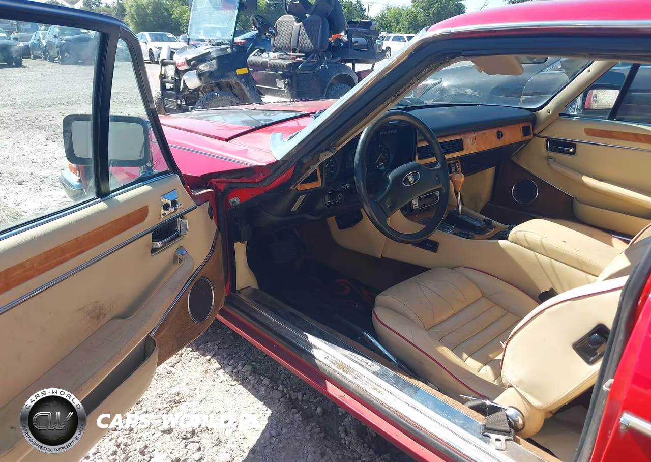 1989 Jaguar Xjs Collection Rouge VIN:SAJTY5840KC163356 - 5