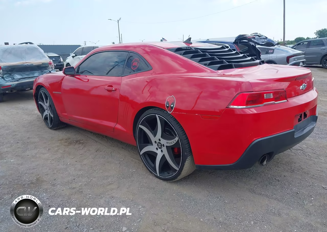 2014 Chevrolet Camaro 2Ls VIN:2G1FA1E35E9156265 - 3