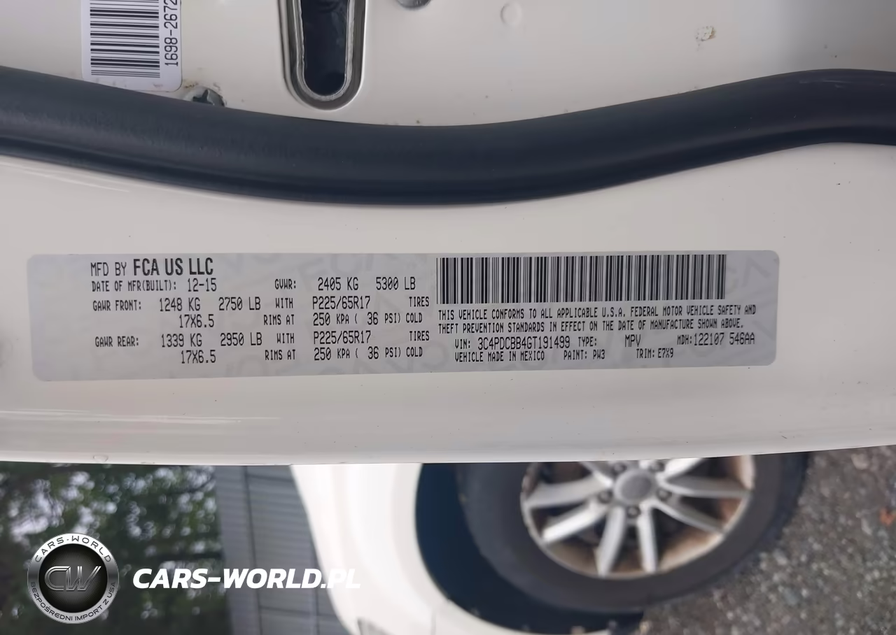 2016 Dodge Journey Sxt VIN:3C4PDCBB4GT191499 - 9