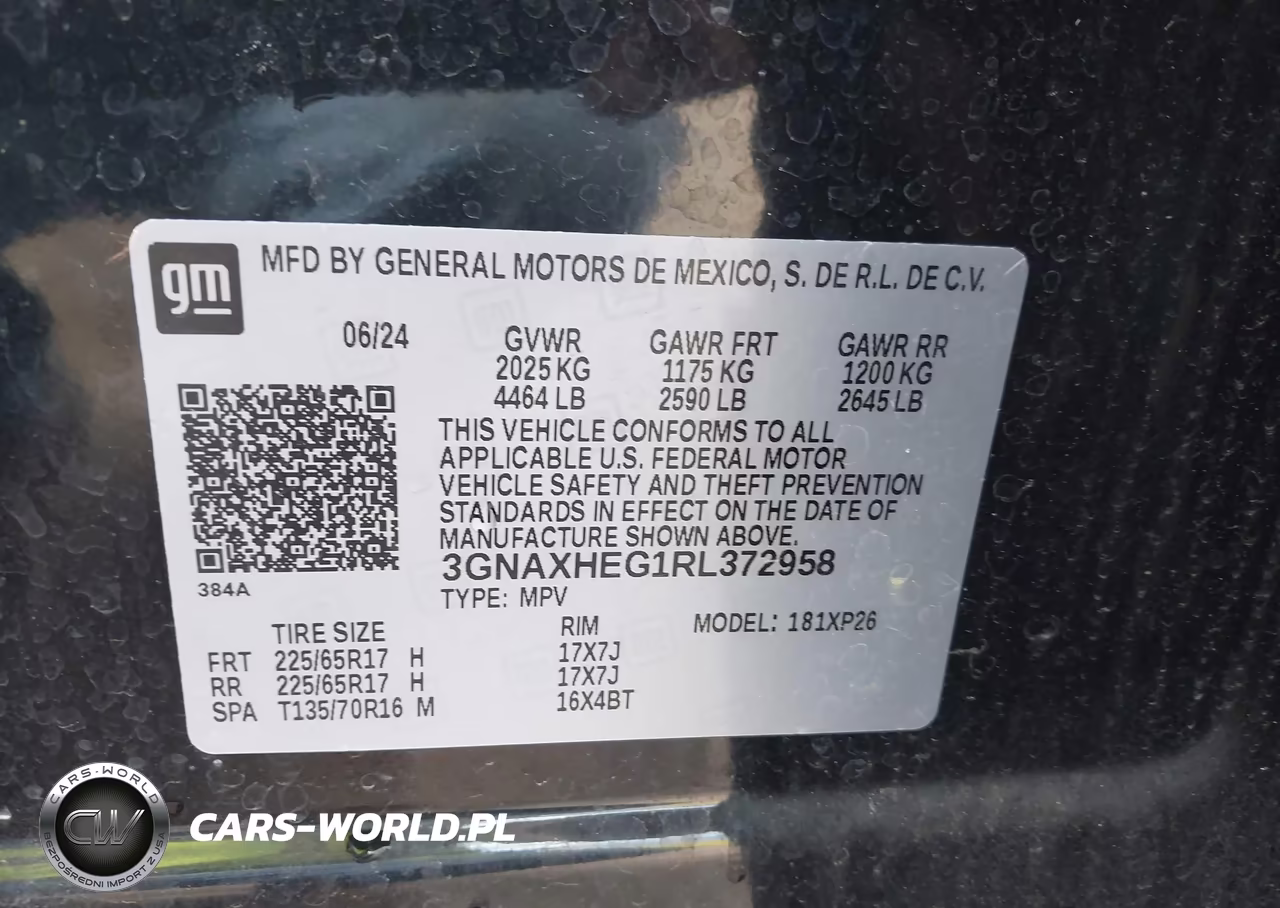 2024 Chevrolet Equinox Ls VIN:3GNAXHEG1RL372958 - 9