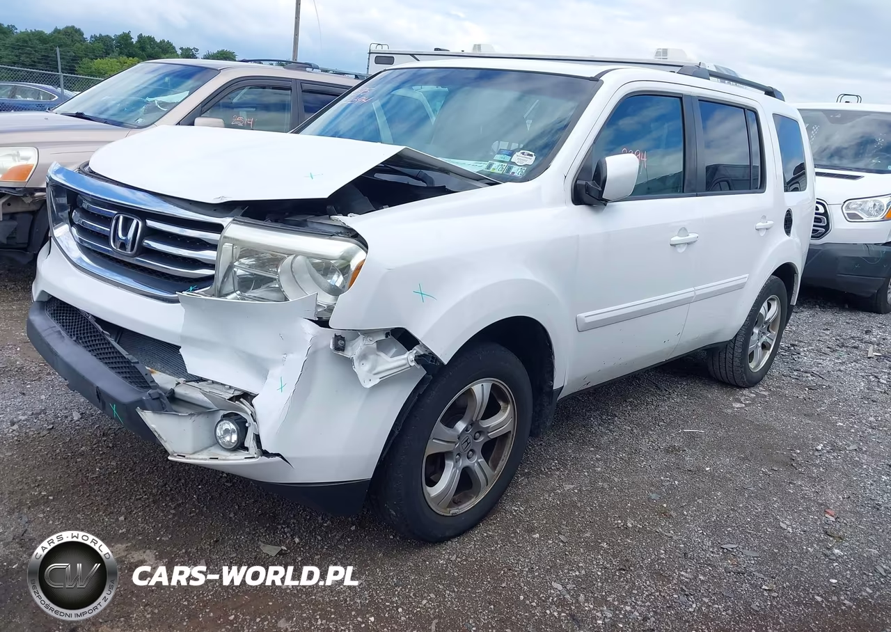 2013 Honda Pilot Ex-L VIN:5FNYF4H74DB071848 - 2