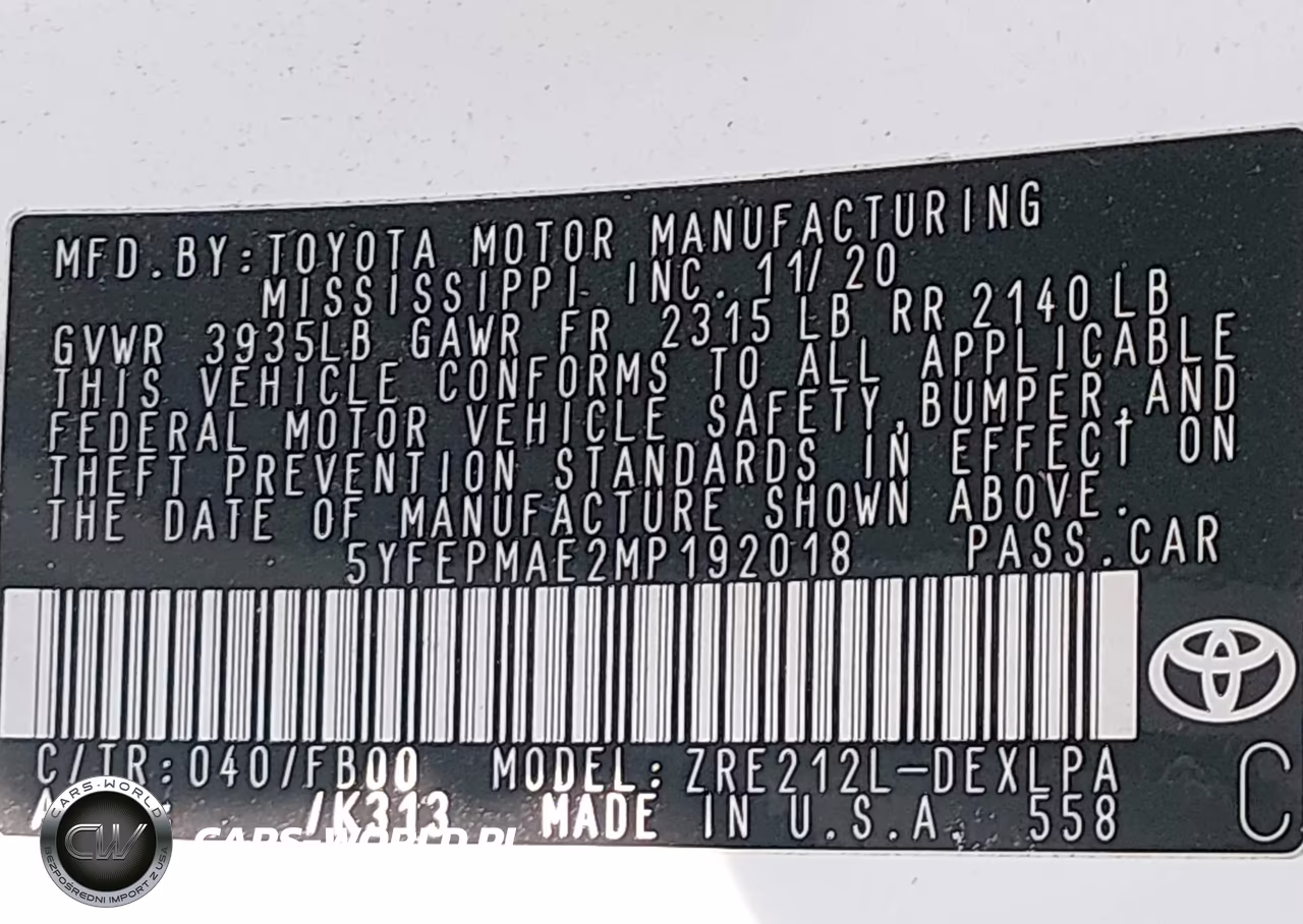 2021 Toyota Corolla Le VIN:5YFEPMAE2MP192018 - 9