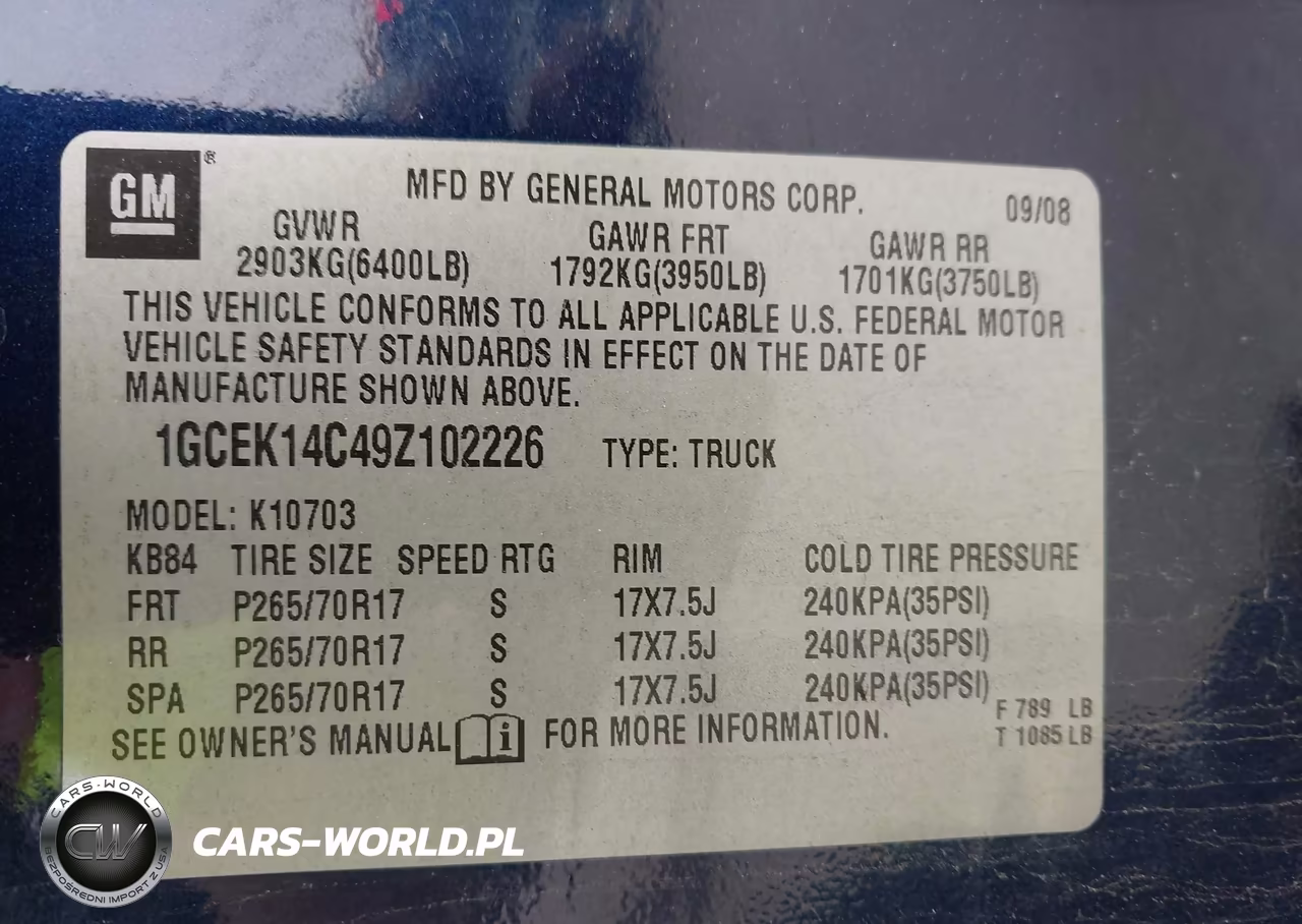 2009 Chevrolet Silverado 1500 Work Truck VIN:1GCEK14C49Z102226 - 9