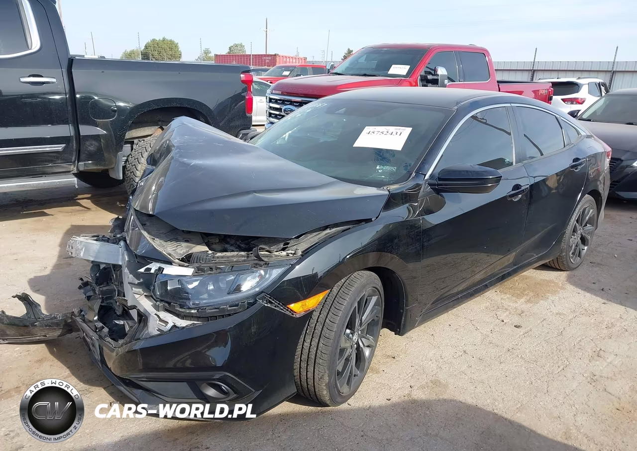 2019 Honda Civic Sport VIN:19XFC2F86KE014408 - 2