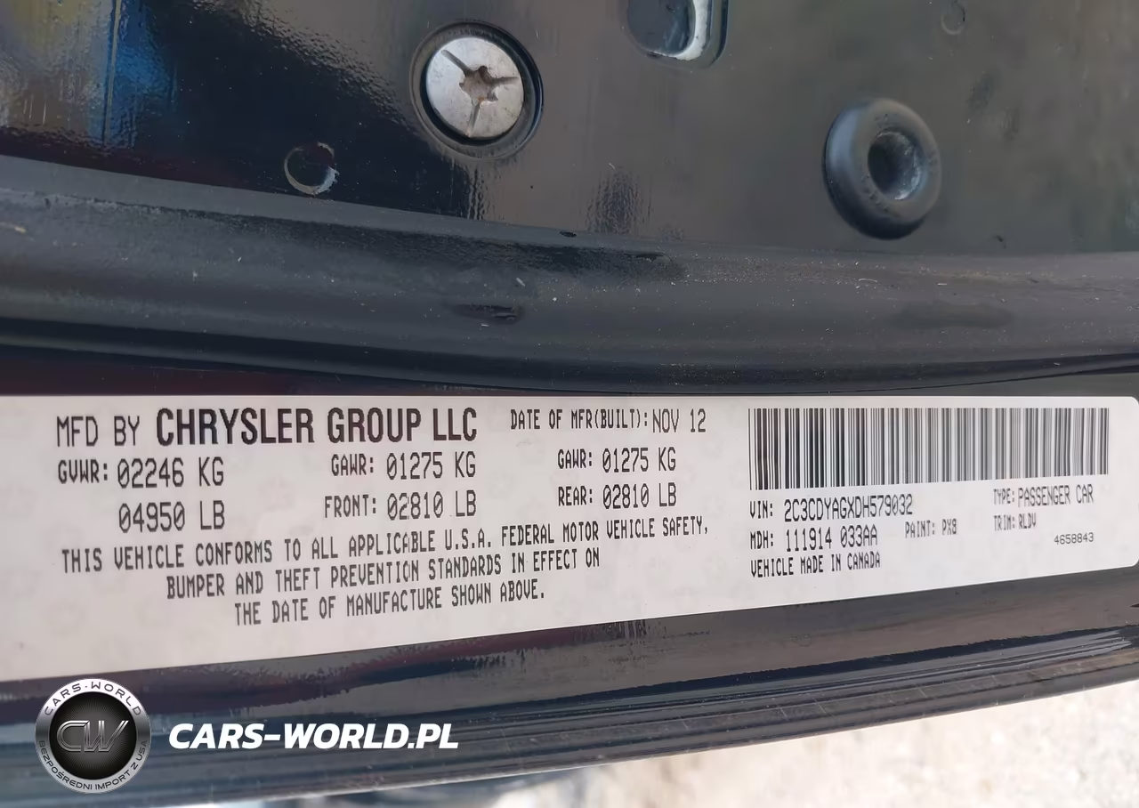 2013 Dodge Challenger Rallye Redline VIN:2C3CDYAGXDH579032 - 9