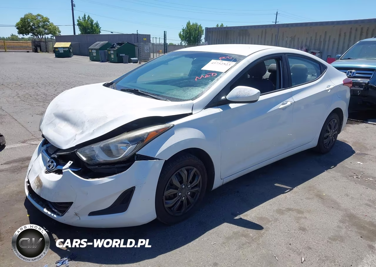 2016 Hyundai Elantra Se VIN:5NPDH4AE2GH685658 - 2