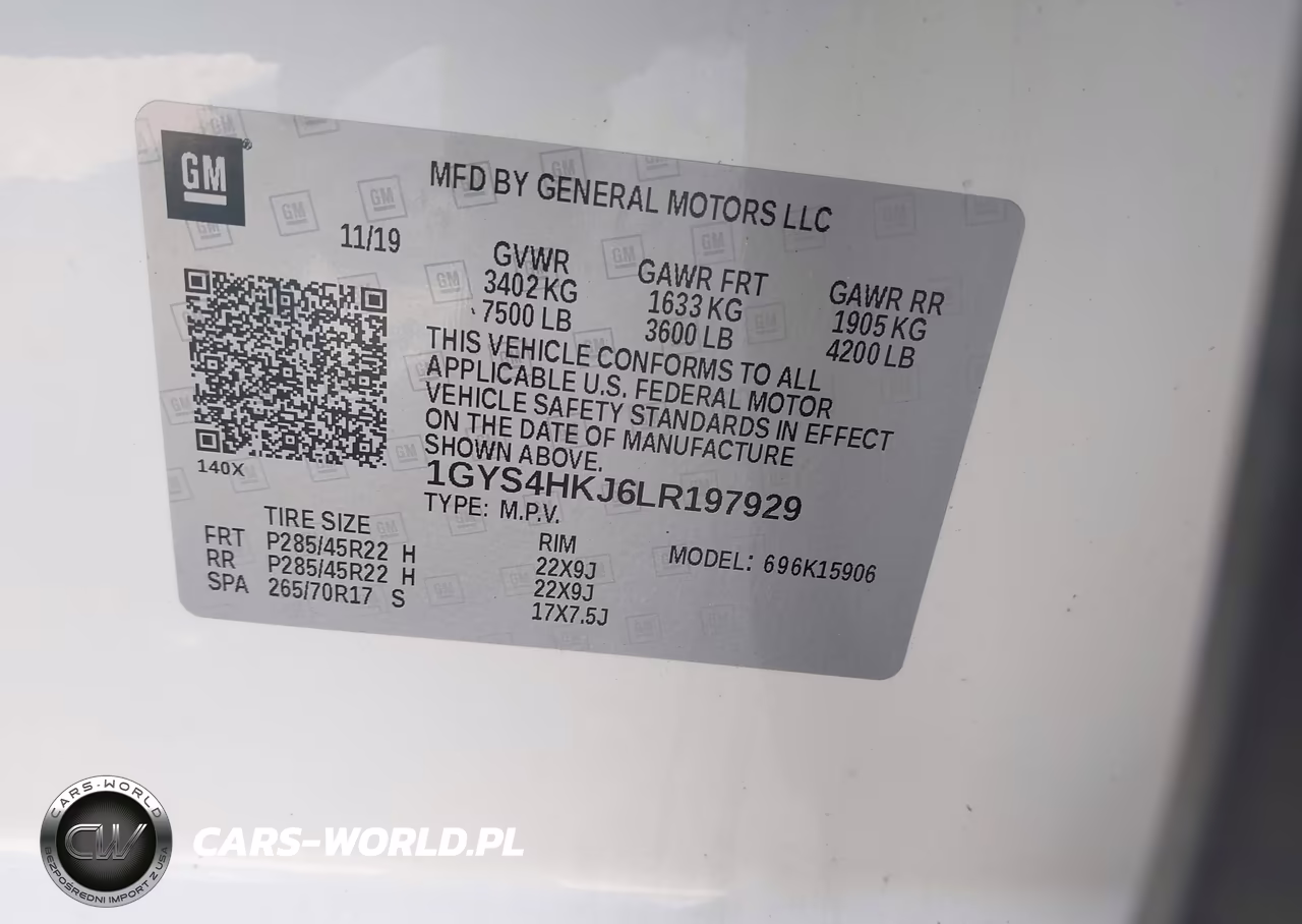 2020 Cadillac Escalade Esv 4Wd Luxury VIN:1GYS4HKJ6LR197929 - 9