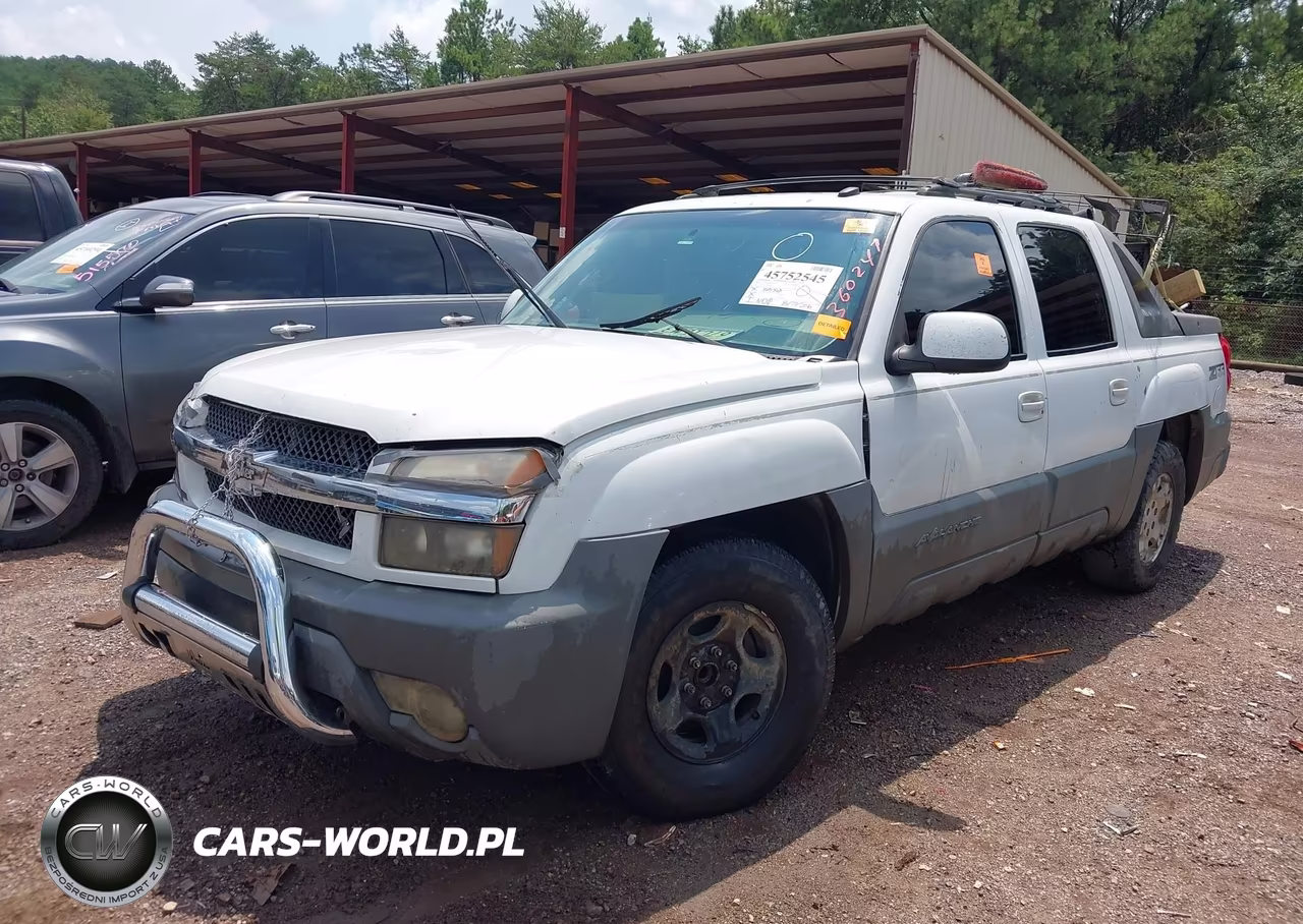 2002 Chevrolet Avalanche 1500 VIN:3GNEC13T32G360247 - 2