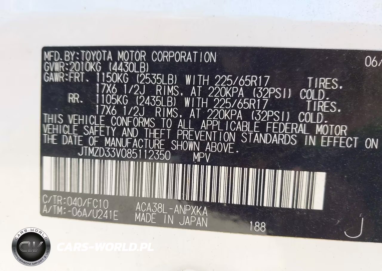 2008 Toyota Rav4 VIN:JTMZD33V085112350 - 9